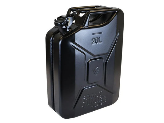 20l Fuel Jerry Can - Black Steel Finish