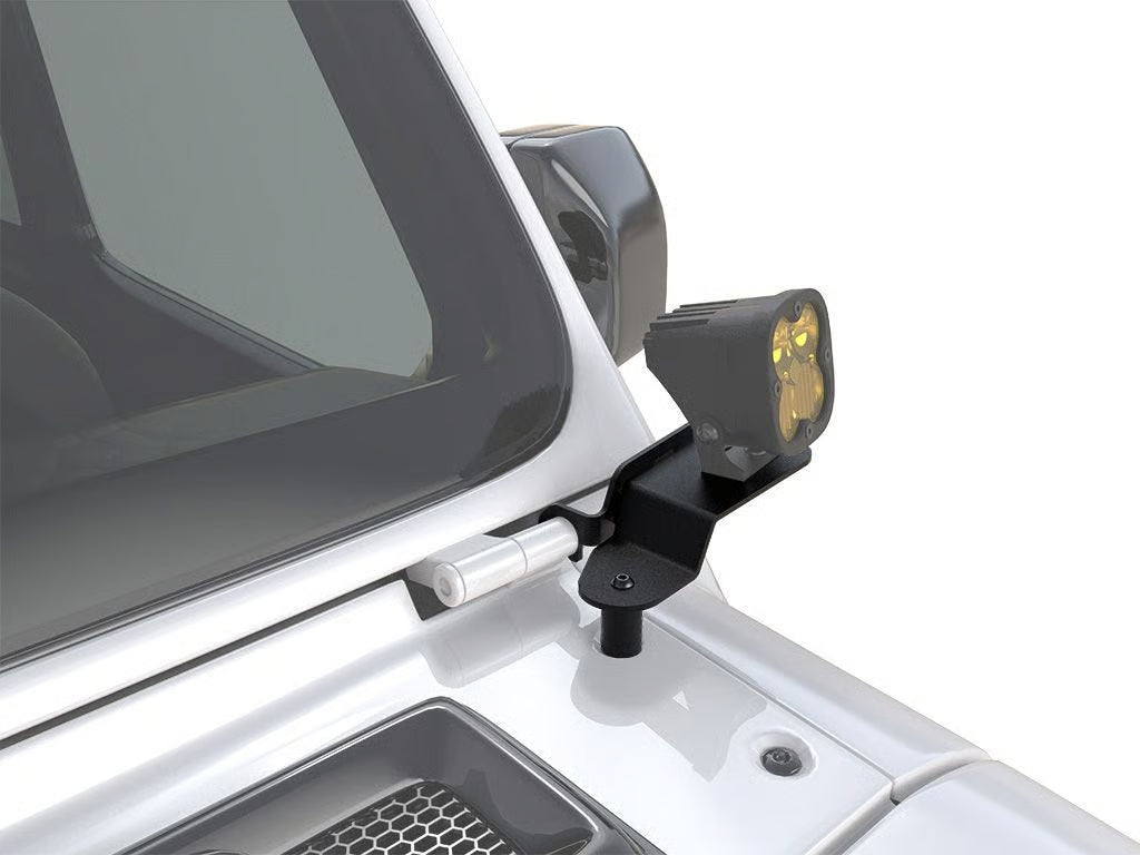 Jeep Wrangler JL Ditch Mount A-Pillar Light Brackets