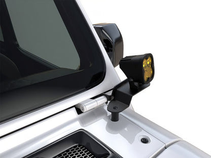 Jeep Wrangler JL Ditch Mount A-Pillar Light Brackets