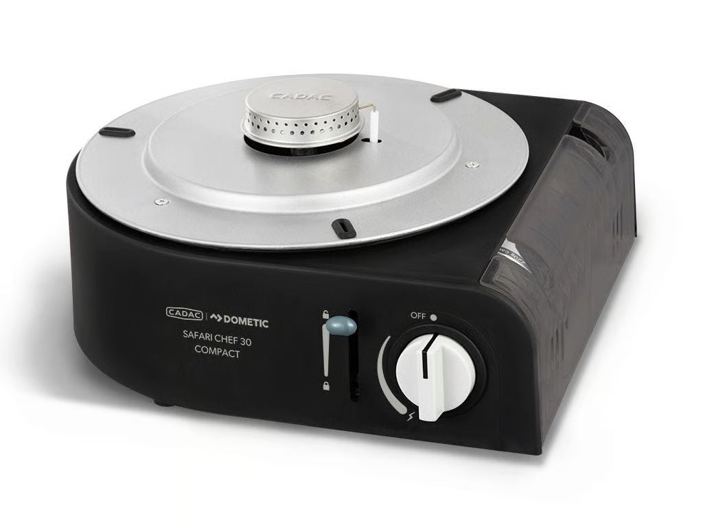 Safari Chef 30 Compact Portable 6 Piece Gas Barbeque / Camp Cooker