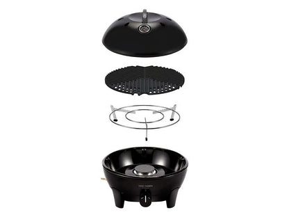 Citi Chef 40 Black Portable 4 Piece  Gas Barbeque / Camp Cooker