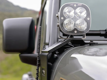 Jeep Wrangler JL Ditch Mount A-Pillar Light Brackets